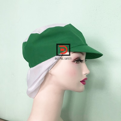 MŨ LƯỚI TRÙM TÓC MÀU XANH LÁ CÂY