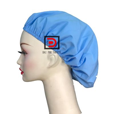 NÓN VẢI TRÙM TÓC MÀU XANH